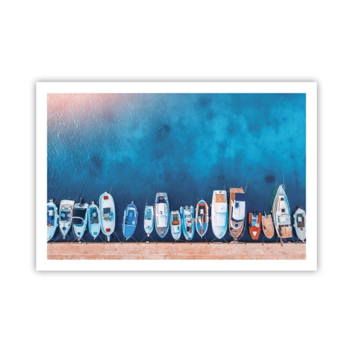 Pôster - Em uma fileira - 91x61 cm