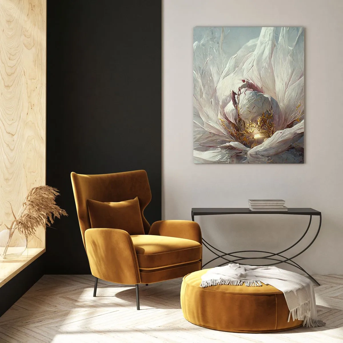 Quadro em vidro - Floresce uma vez a cada cem anos - 50x70 cm