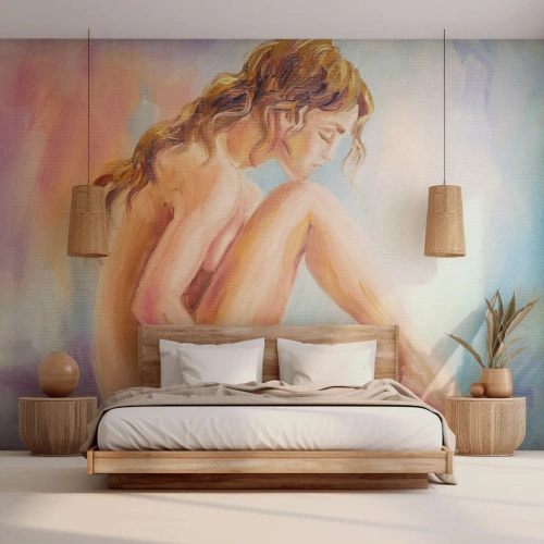 Papel de Parede Autocolante Deluxe Sticker - Ato de juventude - Mulher, Corpo, Modelo - 500x350 cm