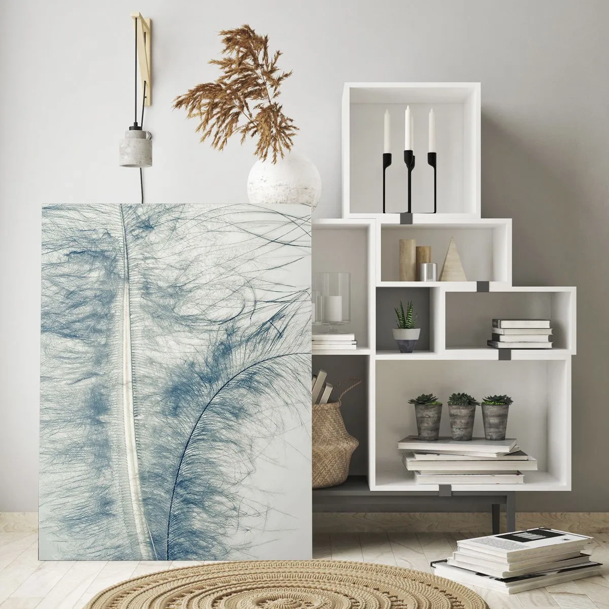 Quadro em vidro - O sussurro da natureza - 50x70 cm