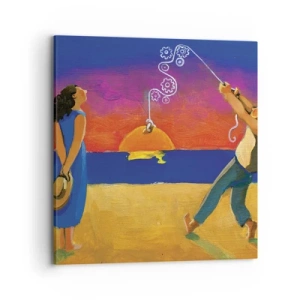 Quadro em tela - Mais do que uma estrela do céu - 70x70 cm