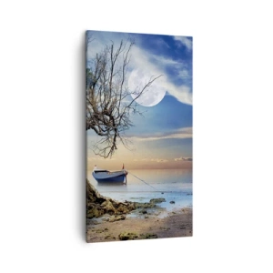 Quadro em tela - É este o fim ou o começo? - 45x80 cm