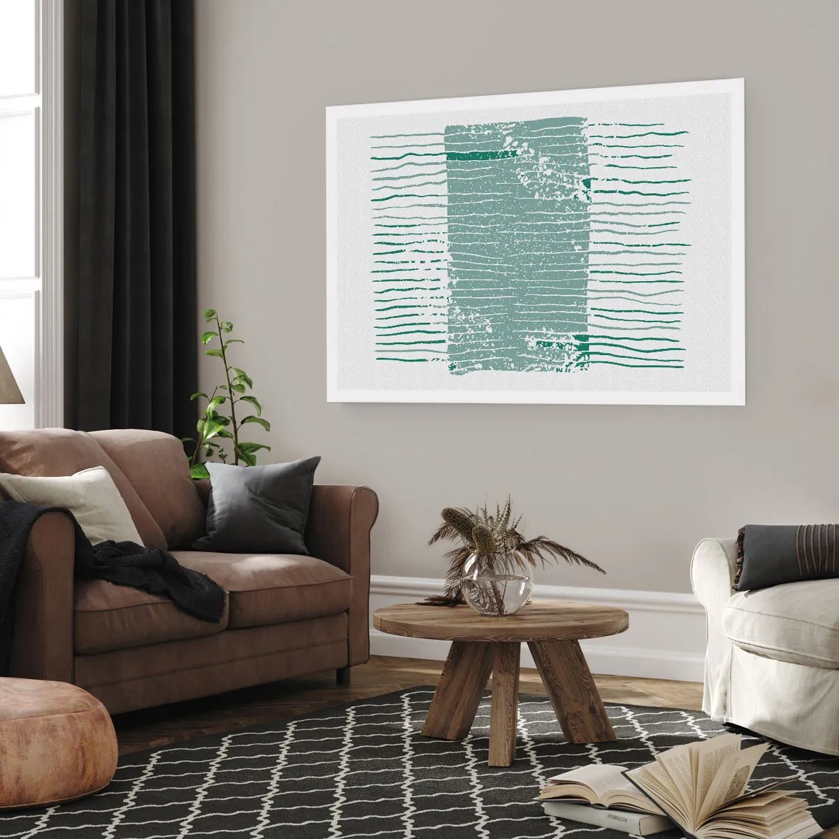 Pôster - Abstração marinha - 70x50 cm