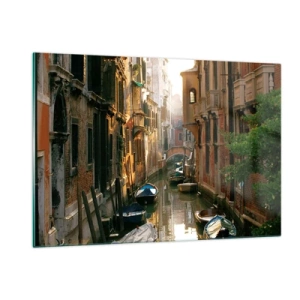 Quadro em vidro - Em um beco veneziano - 120x80 cm