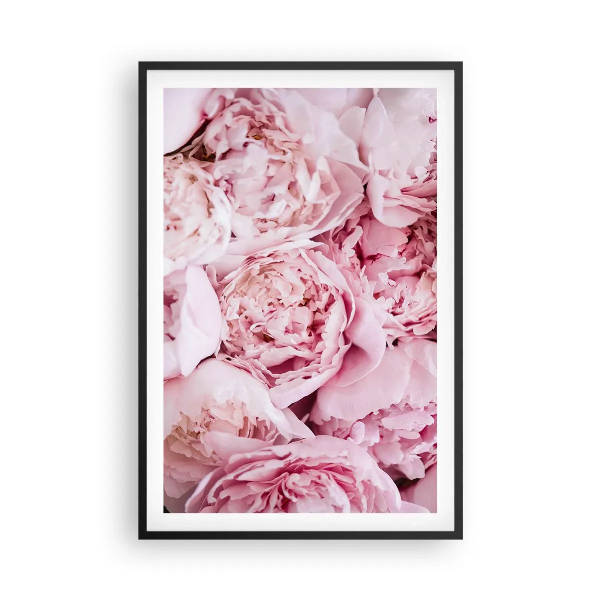 Pôster com moldura preta - Aconchego e perfume - 61x91 cm