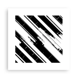 Pôster - Uma composição intensa e dinâmica - 30x30 cm