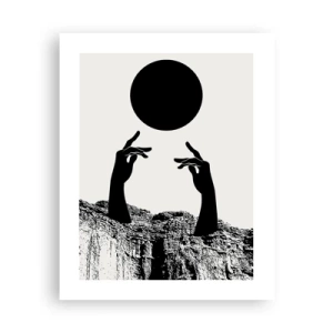 Pôster - Composição surrealista: o sol e o resto - 40x50 cm