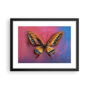 Pôster com moldura preta - Uma joia da natureza - 40x30 cm