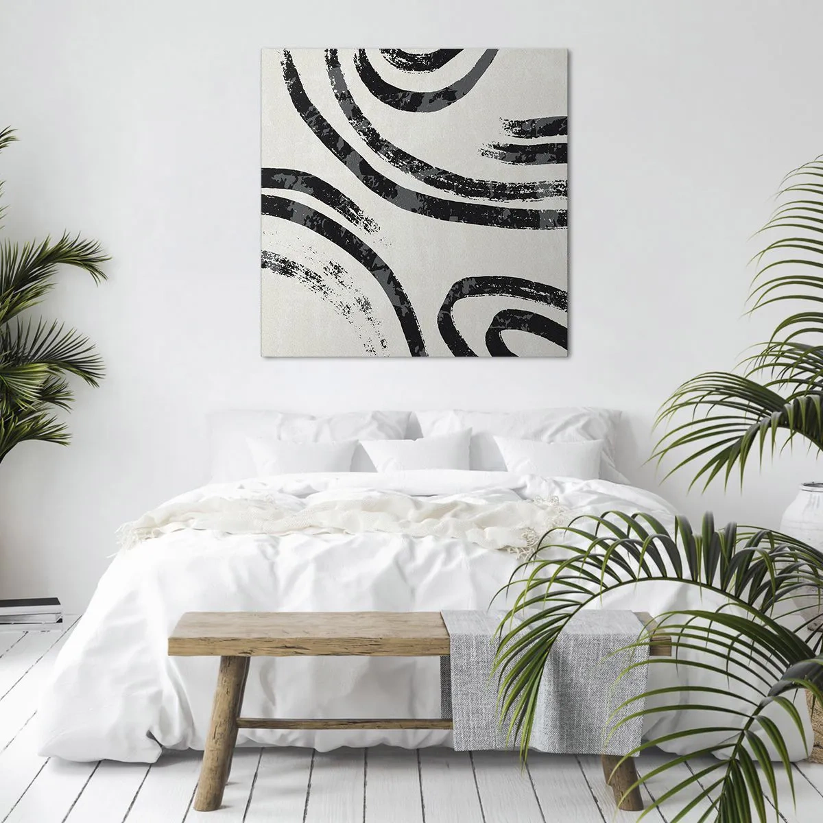 Quadro em tela - Meio parado - 50x50 cm