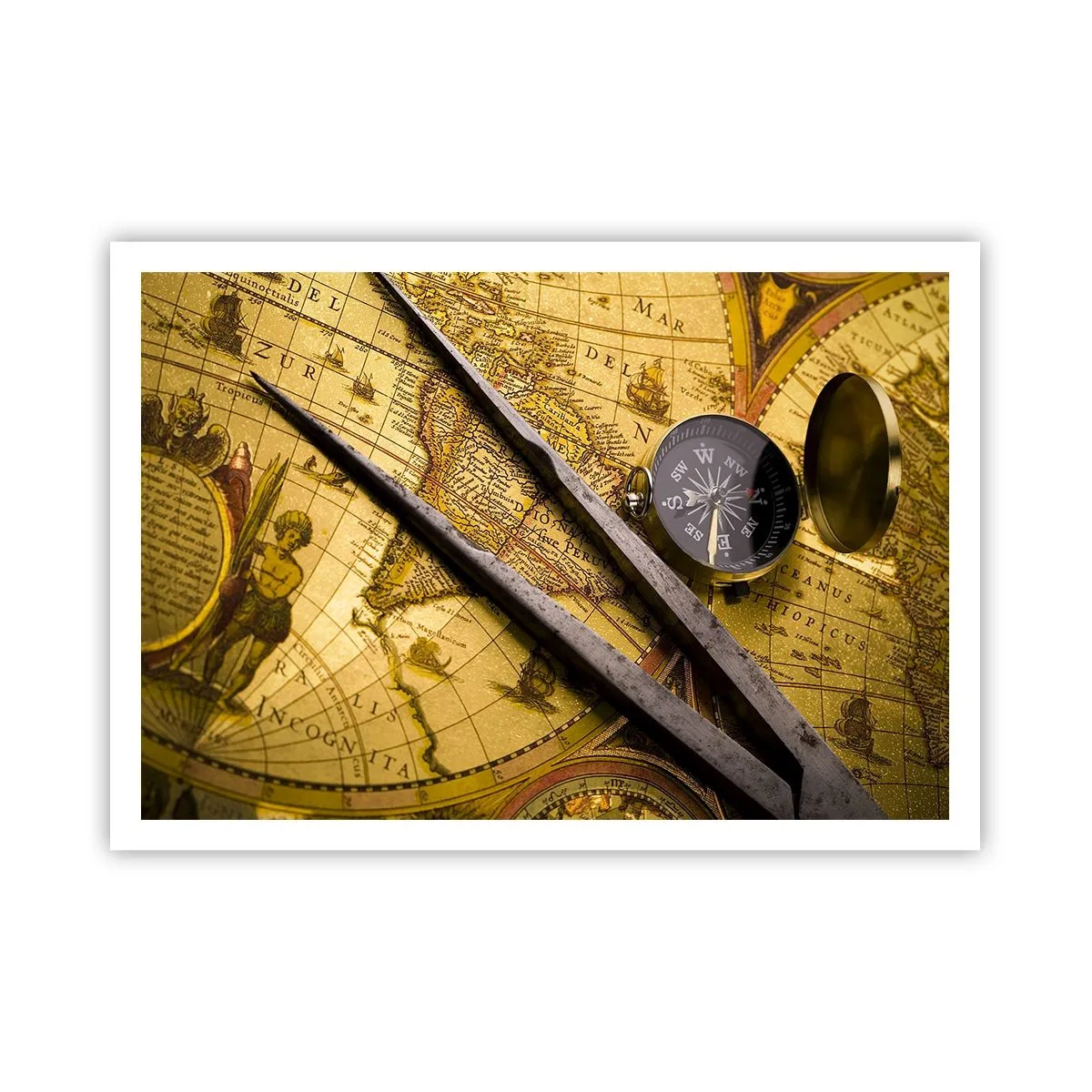 Pôster - Onde estão esses tesouros? - 100x70 cm