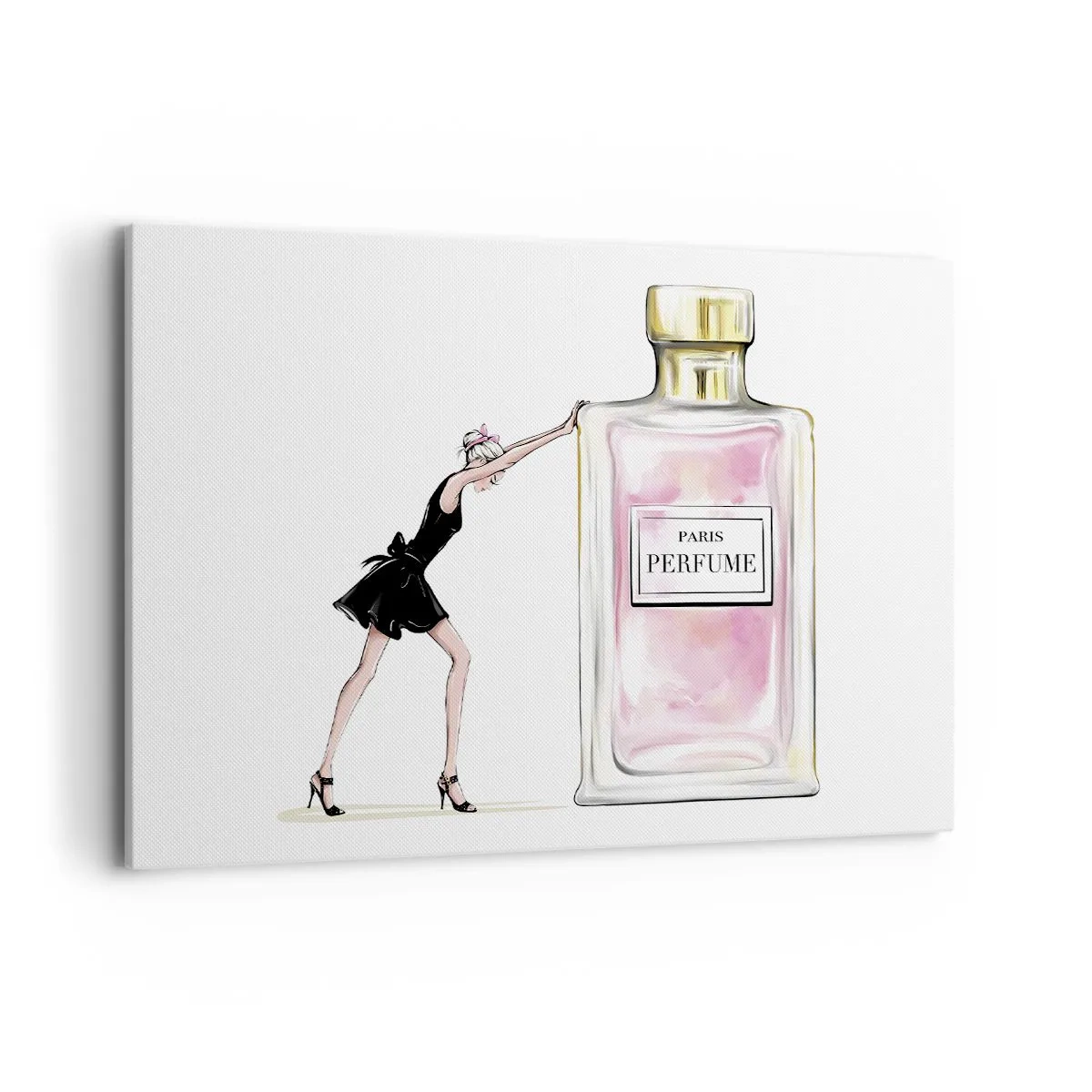 Quadro em tela - A essência da feminilidade - 120x80 cm