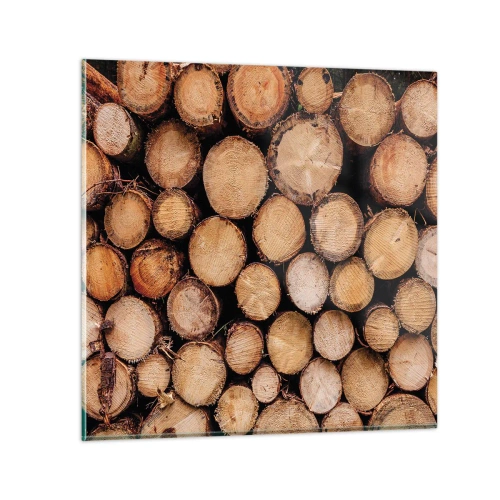 Quadro em vidro - Um novo começo - 40x40 cm