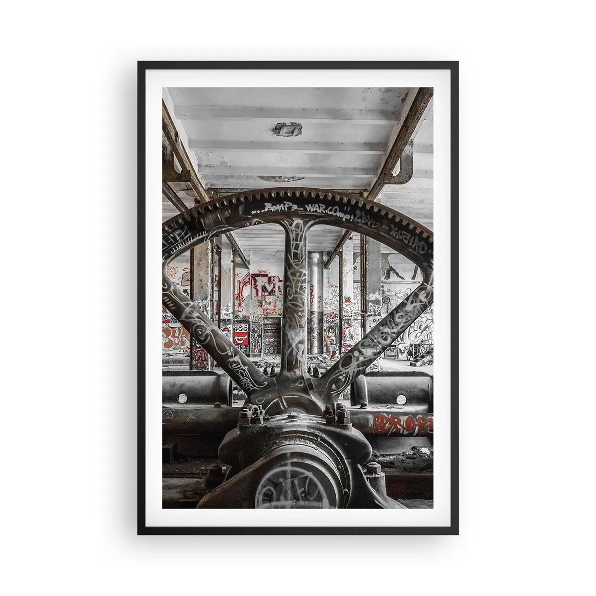 Pôster com moldura preta - A vida secreta da fábrica - 61x91 cm