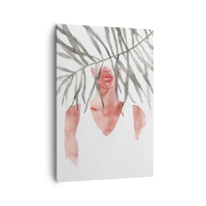 Quadro em tela - A dama dos trópicos - 70x100 cm