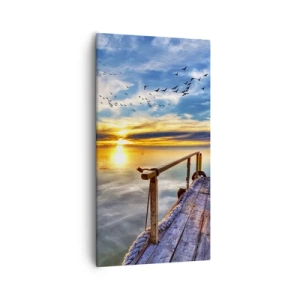 Quadro em tela - O vento descansa - 55x100 cm