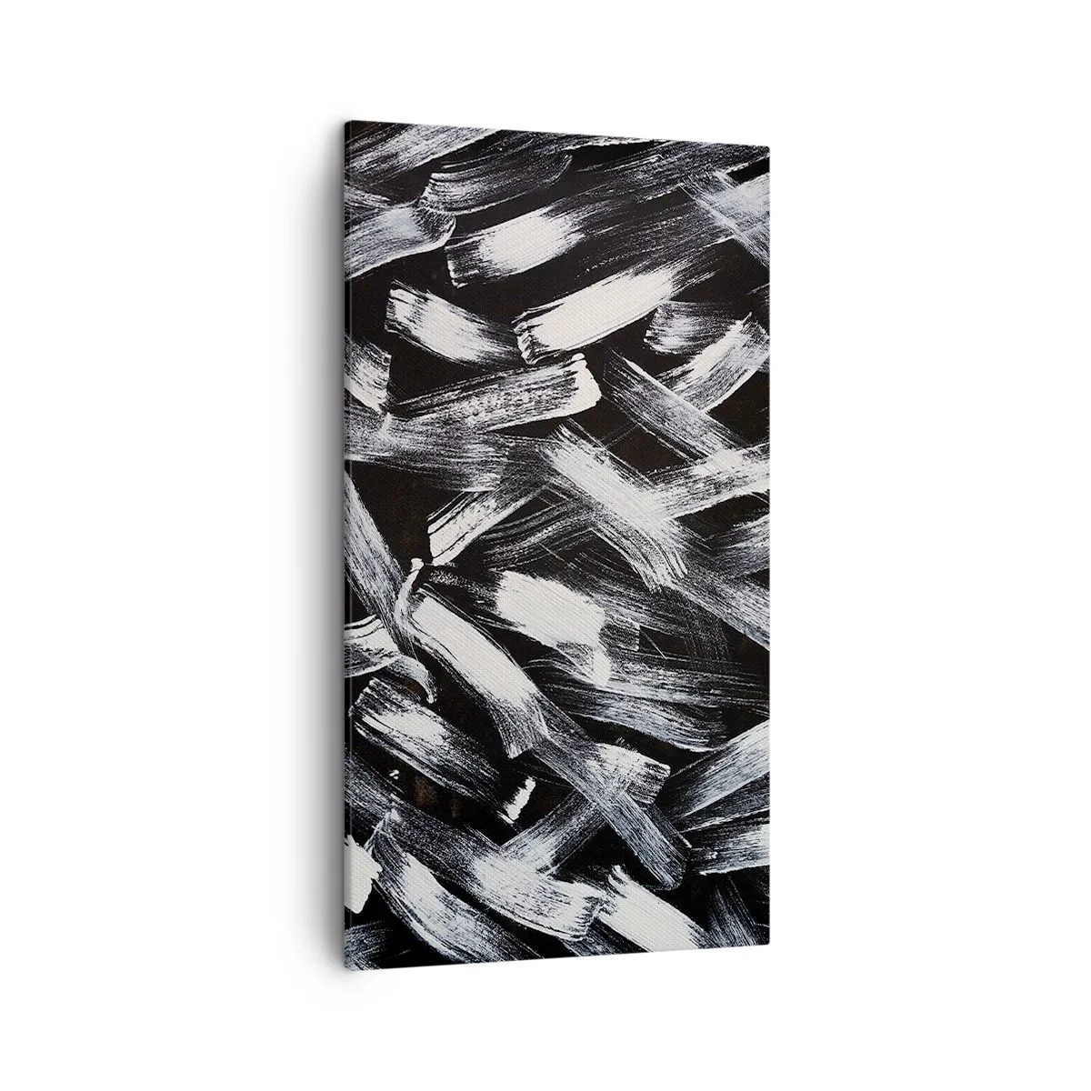 Quadro em tela - Abstração no espírito industrial - 45x80 cm