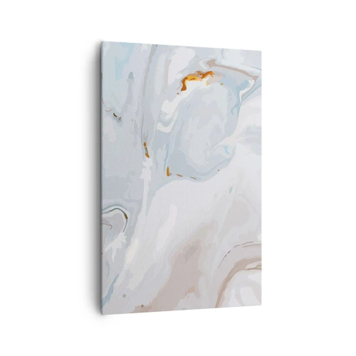 Quadro em tela - Branco elevado - 80x120 cm