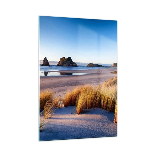 Quadro em vidro - Para quem busca a paz - 50x70 cm