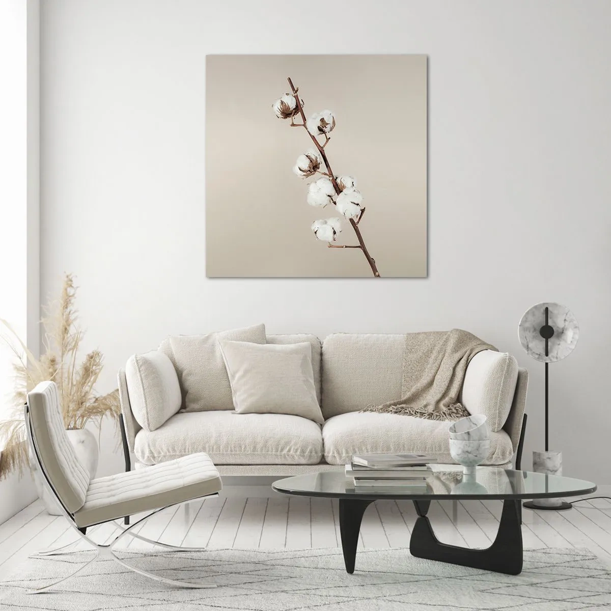 Quadro em vidro - Na fonte da suavidade - 30x30 cm