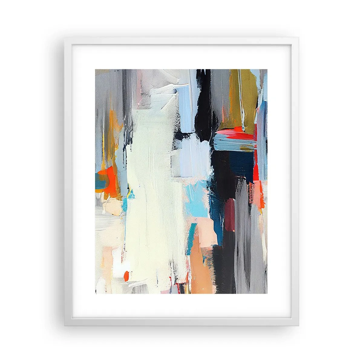 Pôster em moldura branca - Há um método? - 40x50 cm