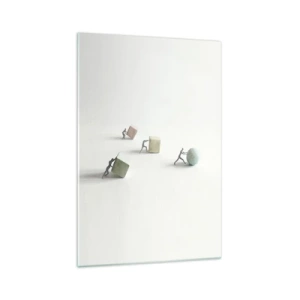 Quadro em vidro - É a vida - 70x100 cm