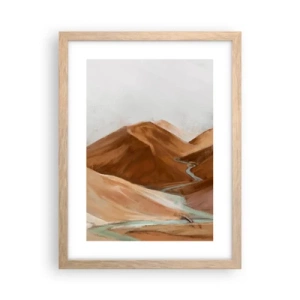 Pôster com moldura de carvalho claro - Para a fonte - 30x40 cm