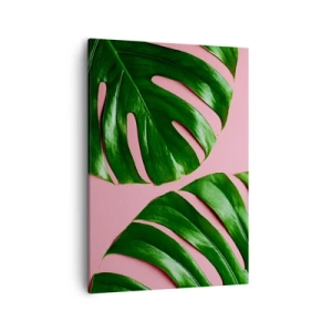 Quadro em tela - Encontro verde - 50x70 cm