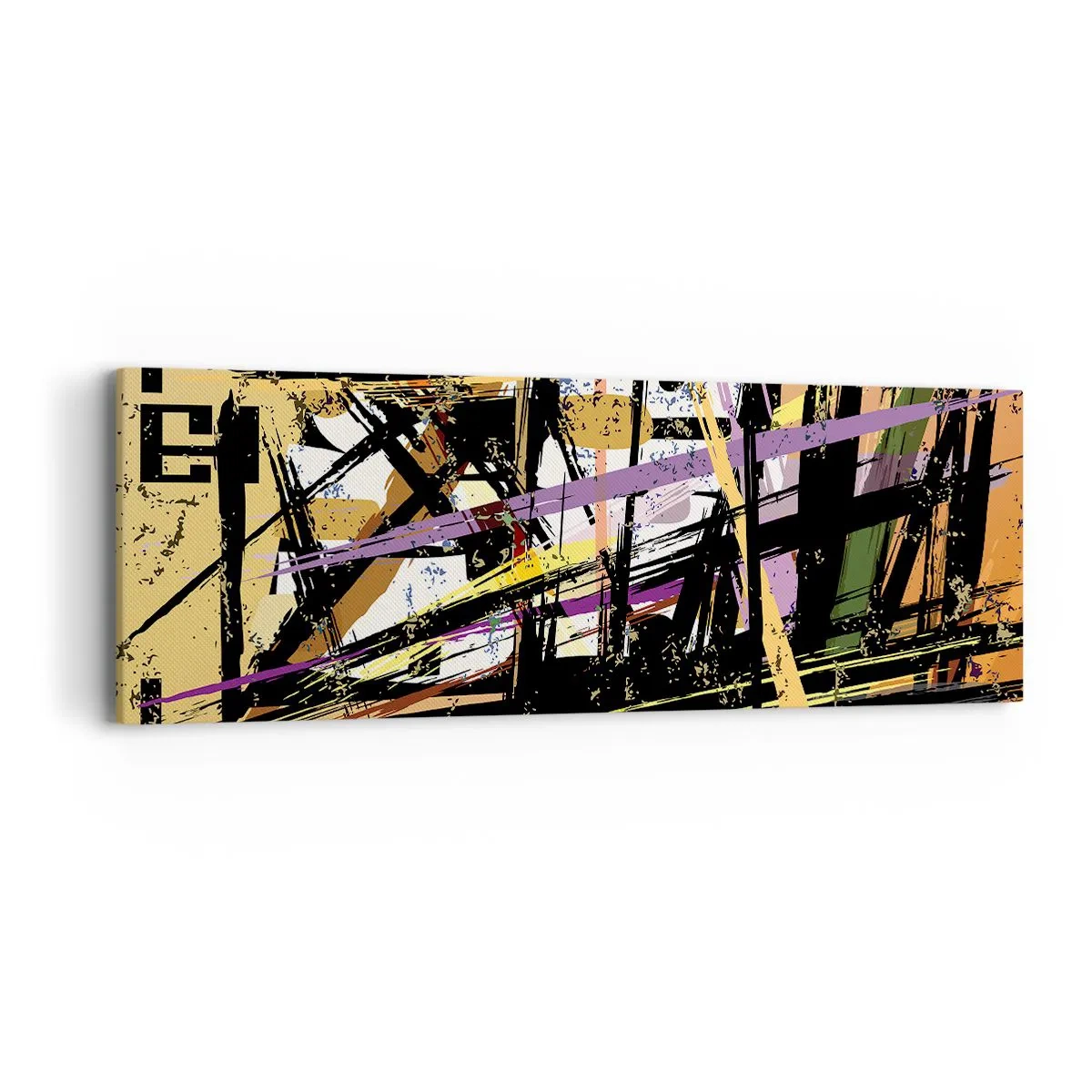 Quadro em tela - Corte afiado - 90x30 cm