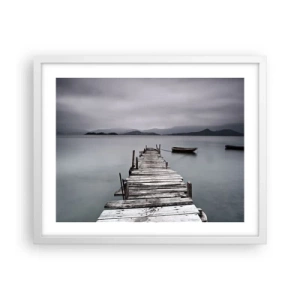 Pôster em moldura branca - Amanhã pode ir - 50x40 cm