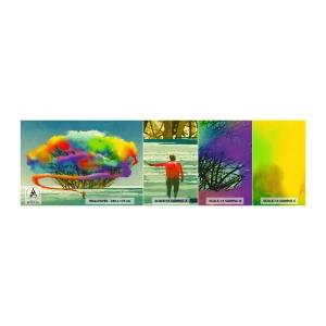 Amostra de papel de parede autocolante Deluxe Sticker - Dar vida a este mundo - Abstração, Homem, Padrão Moderno - 100x30 cm