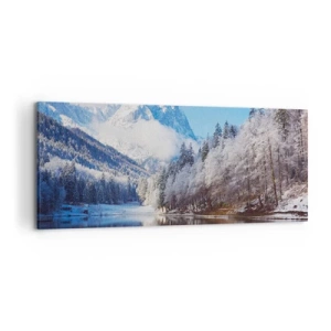 Quadro em tela - Guarda de neve - 120x50 cm