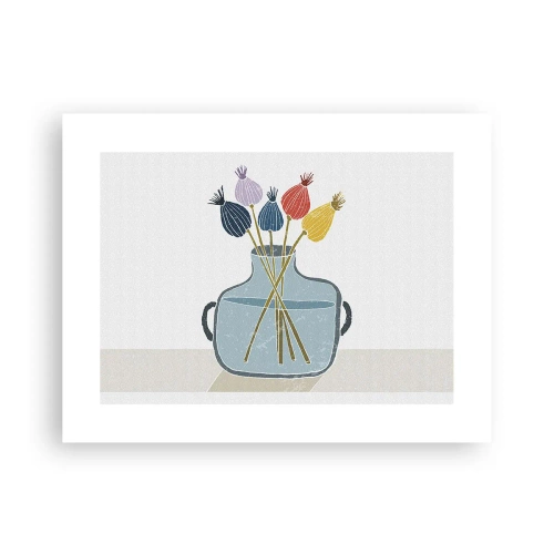 Pôster - Como semeou a papoula - 40x30 cm