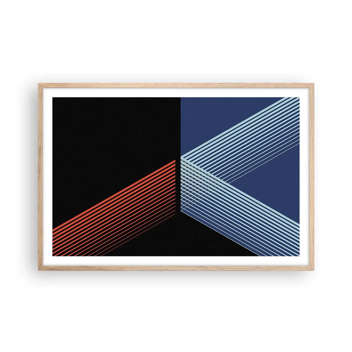 Pôster com moldura de carvalho claro - Uma história simples - 91x61 cm