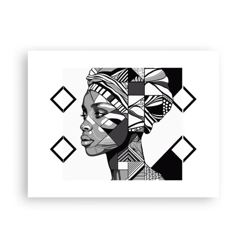 Pôster - Retrato étnico - 40x30 cm