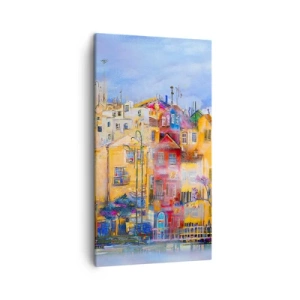 Quadro em tela - Estamos juntos - 45x80 cm