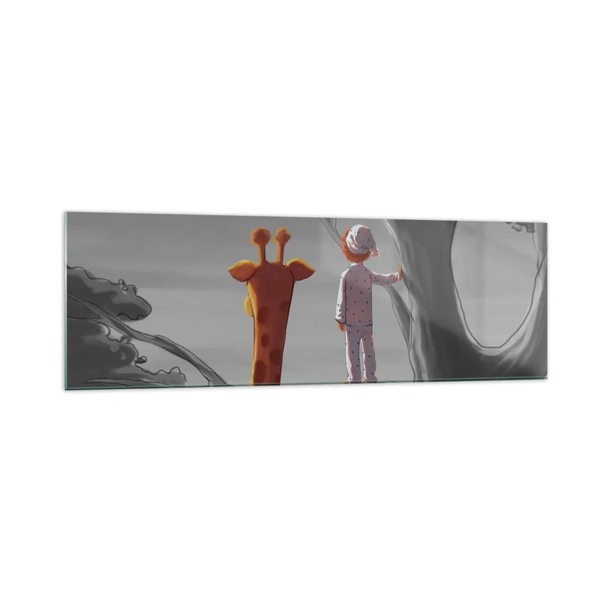 Quadro em vidro - Isso está realmente acontecendo - 160x50 cm