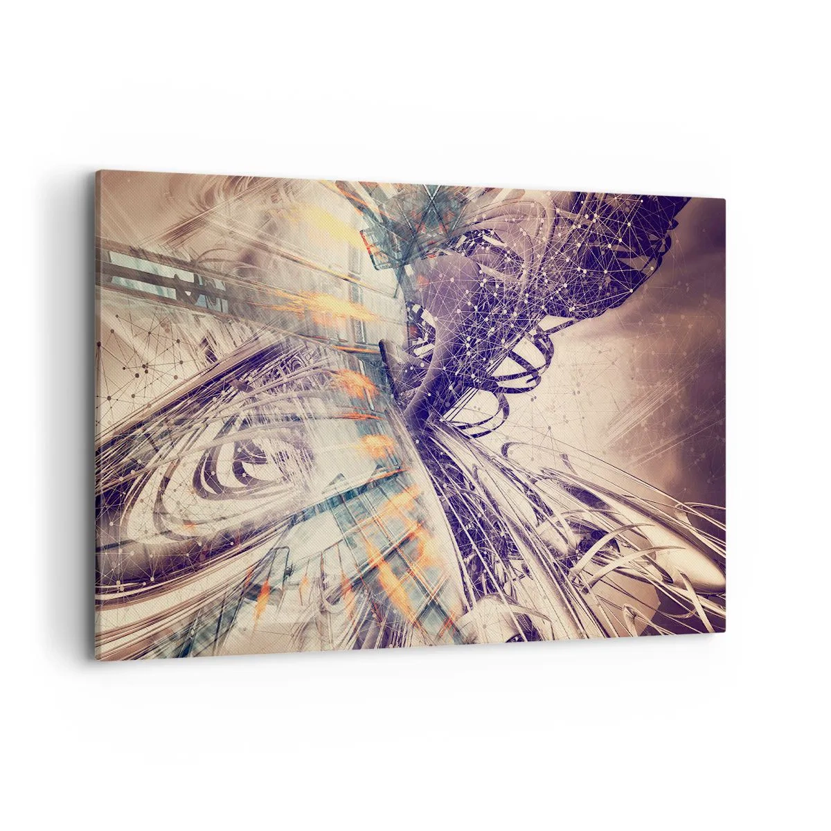 Quadro em tela - Com muita pressa - 100x70 cm