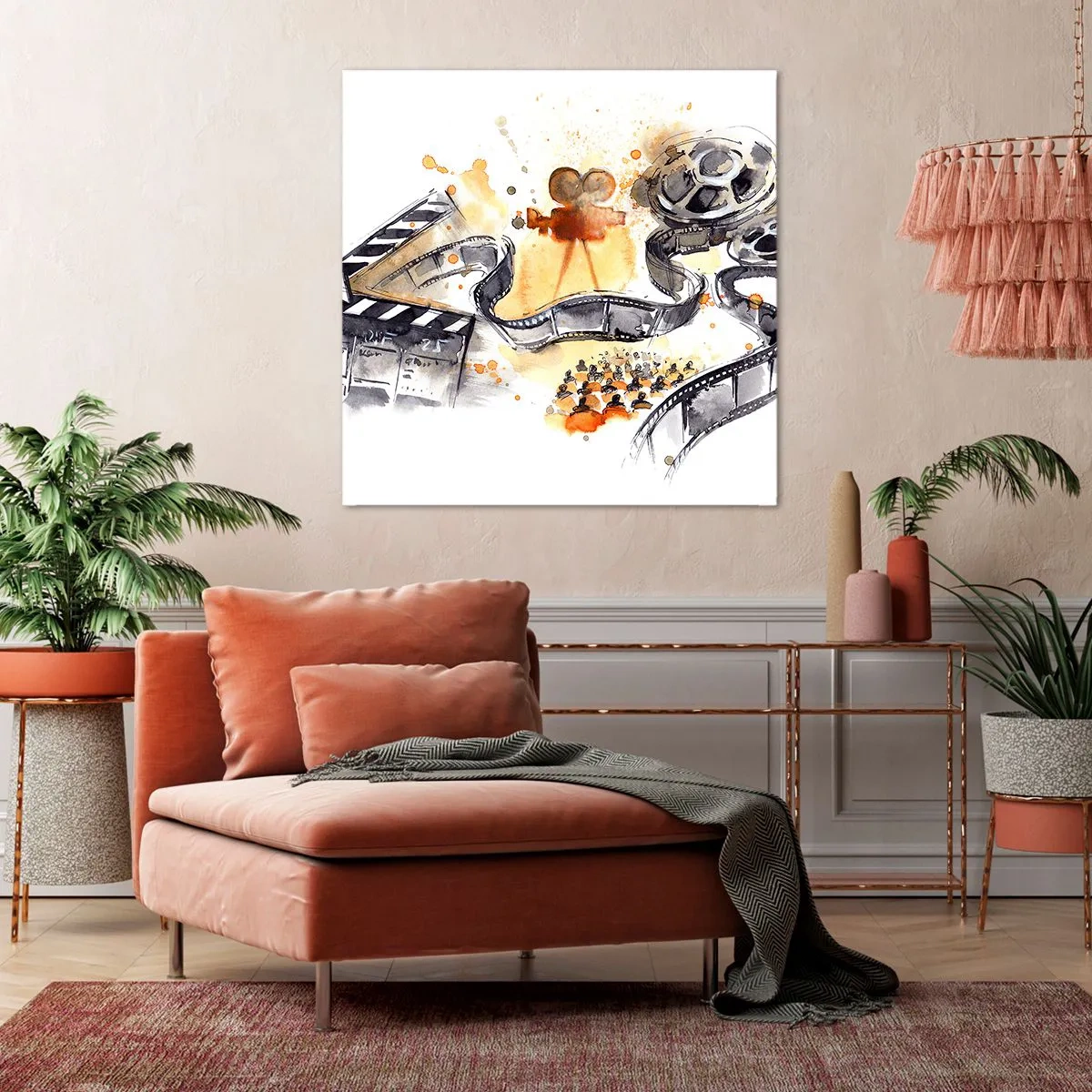 Quadro em tela - Na terra dos sonhos - 40x40 cm