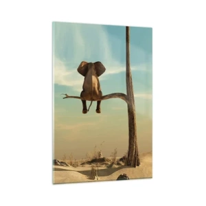 Quadro em vidro - Um novo ponto de vista - 80x120 cm