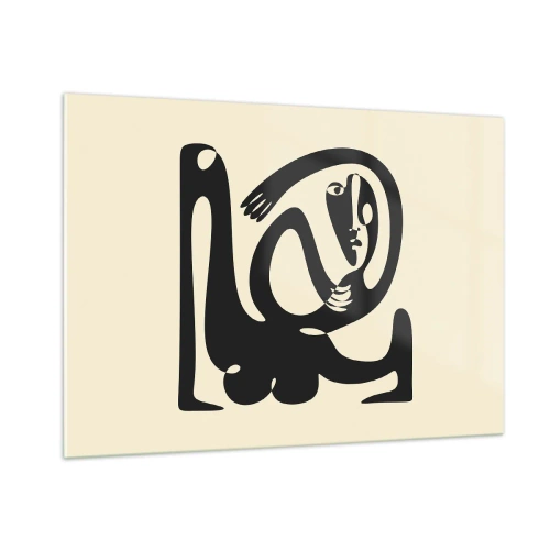 Quadro em vidro - Quase Picasso - 100x70 cm
