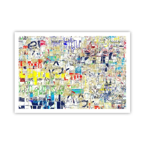 Pôster - Simplesmente agradável aos olhos - 100x70 cm