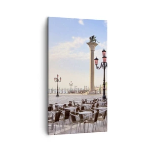 Quadro em tela - Bem-vindo, está tudo pronto - 45x80 cm