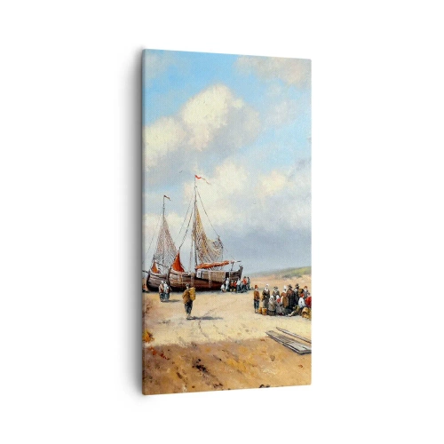 Quadro em tela - Pós-caça bem-sucedida - 55x100 cm