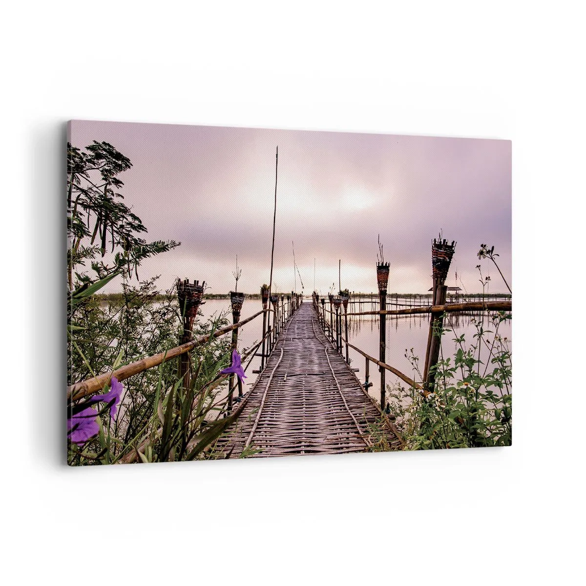 Quadro em tela - Paz e tranquilidade da Ásia - 100x70 cm