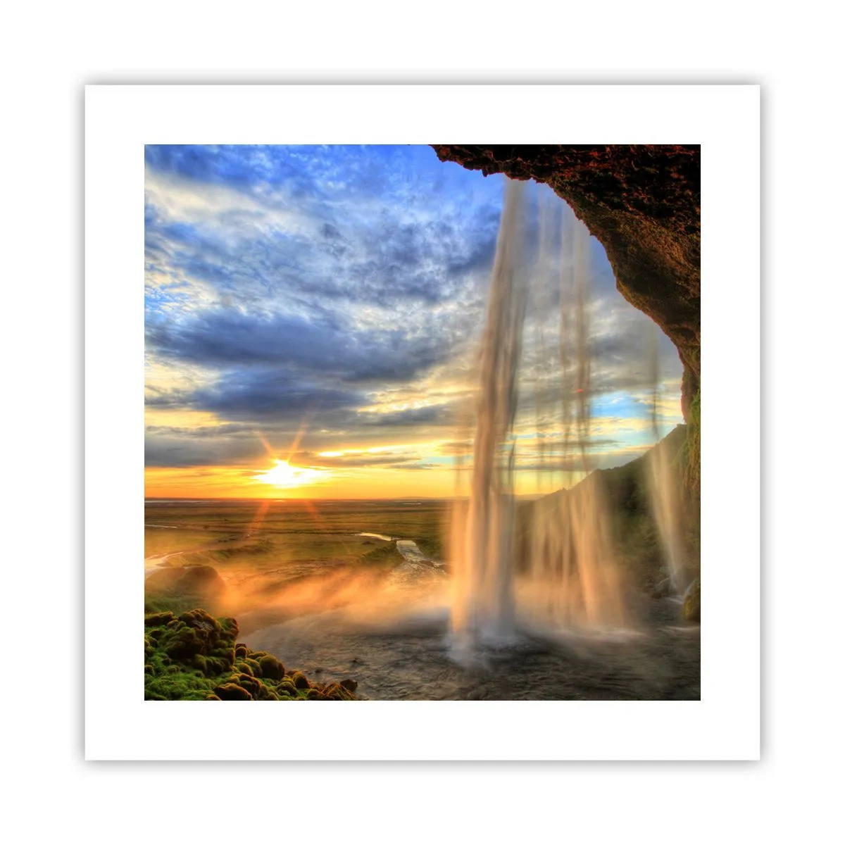 Pôster - O mundo por trás das gotas - 40x40 cm