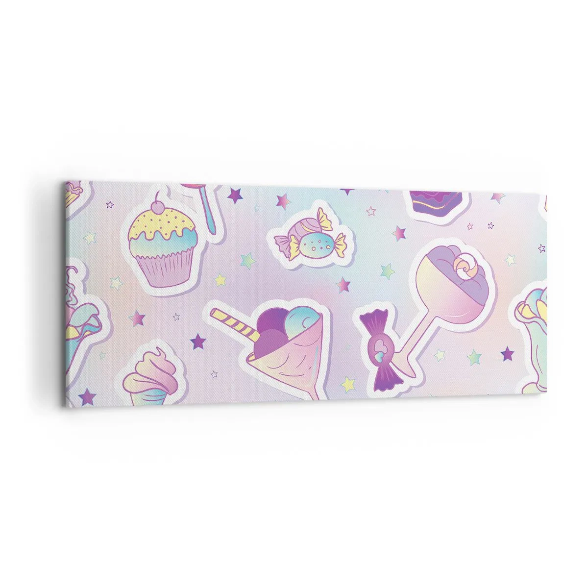 Quadro em tela - Tenha um aniversário todos os dias - 120x50 cm