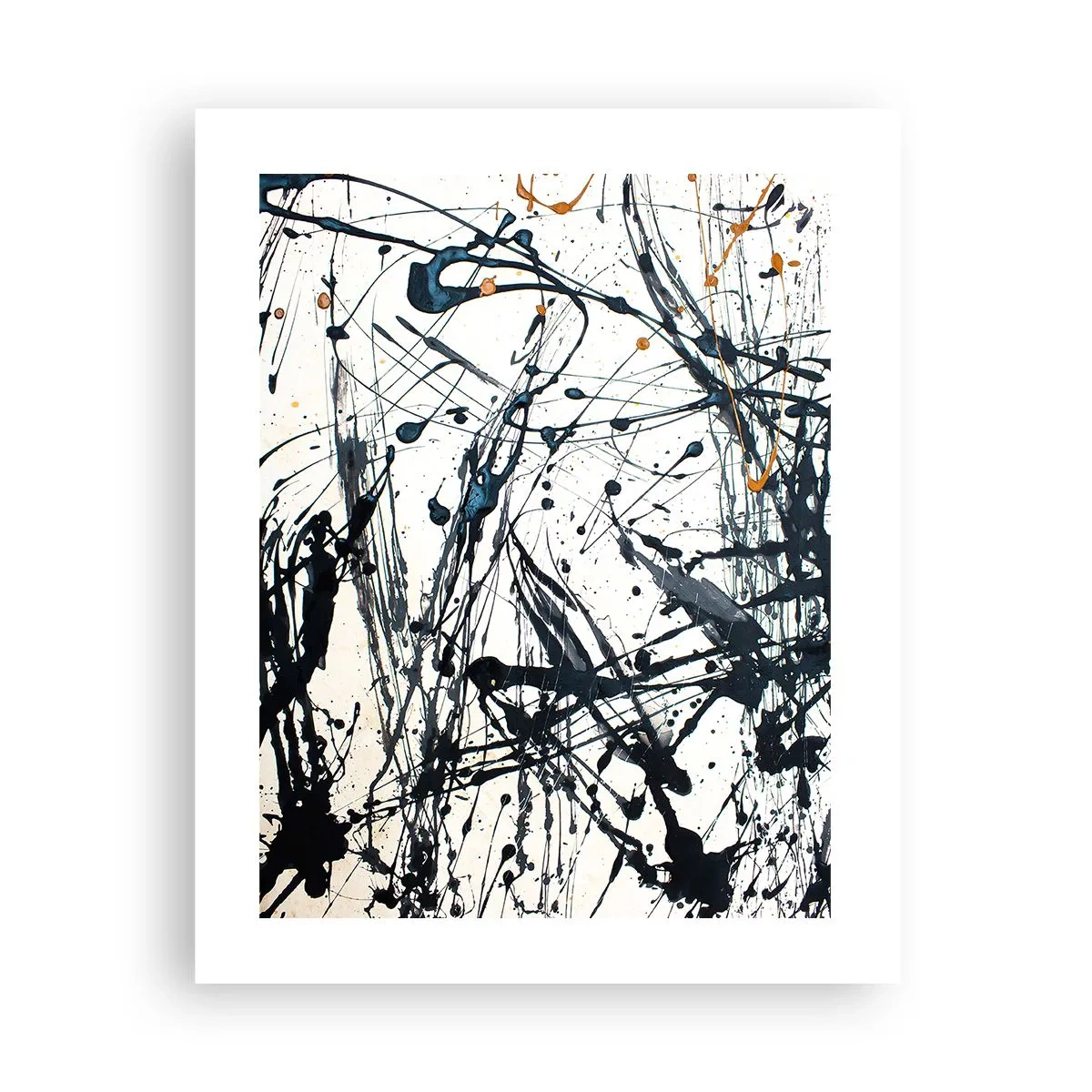 Pôster - Abstração expressionista - 40x50 cm