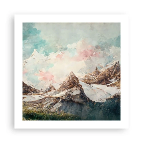 Pôster - Lâminas de rocha - 50x50 cm