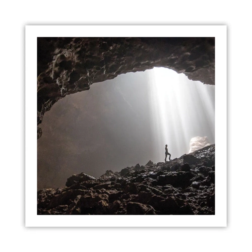 Pôster - Gruta luminosa - 60x60 cm