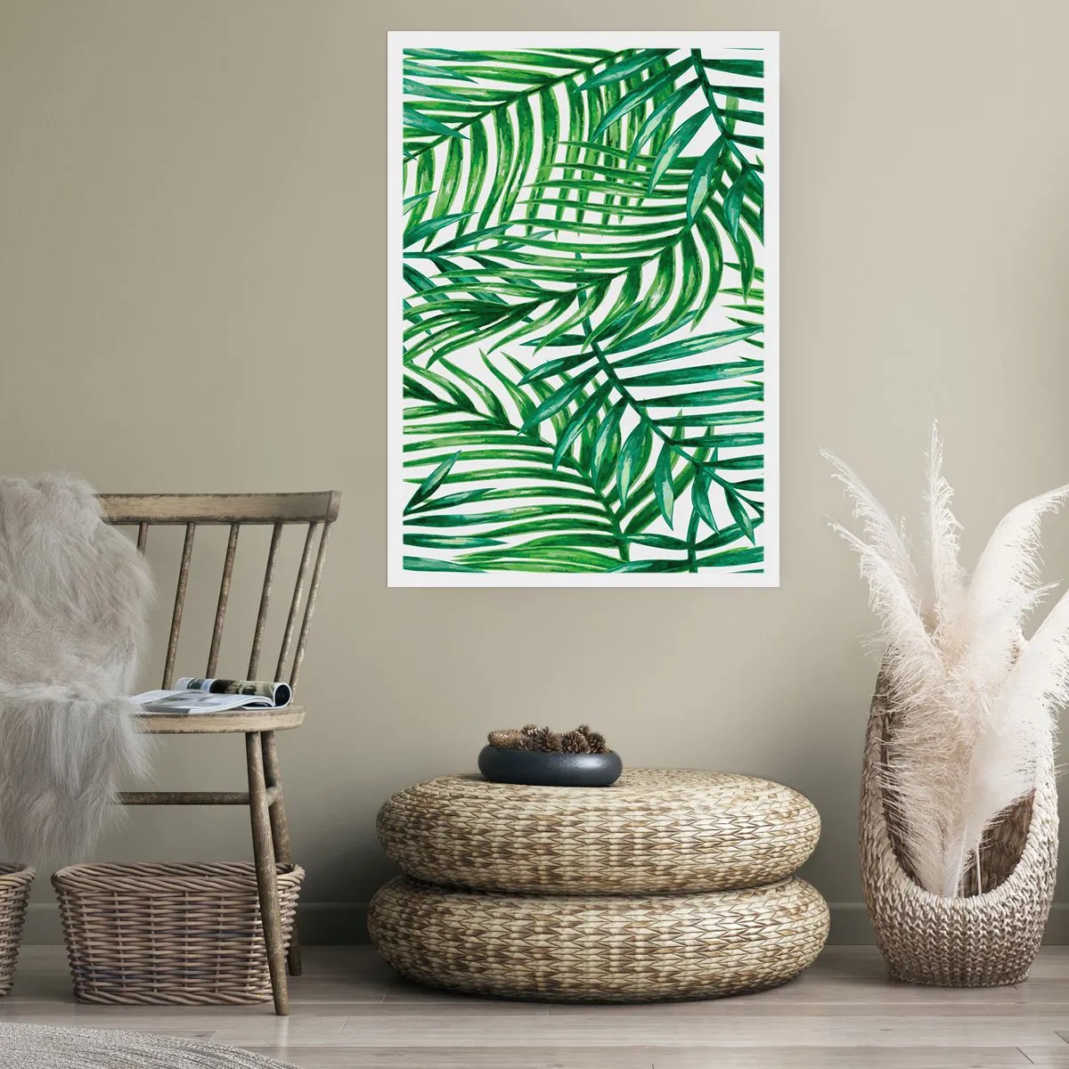 Pôster - Sob as folhas verdes - 70x100 cm
